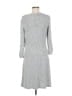 Apt. 9 Gray Casual Dress Size M - photo 2