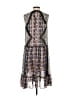 BCBGMAXAZRIA Print Blue Cocktail Dress Size S - photo 2