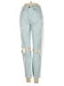 Hidden Jeans 100% Cotton Color Block Blue Jeans Size 26 waist - photo 1