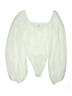 Princess Polly 100% Polyester Ivory White Bodysuit Size 6 - photo 2