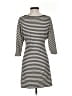 Theory Stripes Black Casual Dress Size S - photo 2