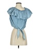 Express Outlet Blue Sleeveless Blouse Size XS - photo 1