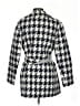 Theory Houndstooth Gray Ivory Wool Coat Size 00 (tall) - photo 2