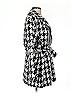 Theory Houndstooth Gray Ivory Wool Coat Size 00 (tall) - photo 4
