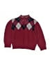 Hartstrings 100% Cotton Argyle Burgundy Pullover Sweater Size 7 - photo 1