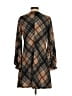 Chetta B Argyle Brown Casual Dress Size S - photo 2