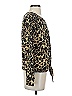 Nine Britton Animal Print Gold Pullover Sweater Size XS - photo 4