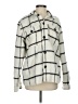 Pull&Bear Plaid Ivory Jacket Size S - photo 1