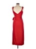 Cinq à Sept 100% Polyester Red Cocktail Dress Size 6 - photo 2