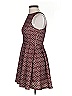 Aqua 100% Polyester Chevron-herringbone Burgundy Cocktail Dress Size XS - photo 5