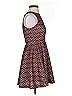 Aqua 100% Polyester Chevron-herringbone Burgundy Cocktail Dress Size XS - photo 4