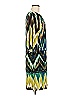 En Focus Studio Chevron-herringbone Teal Casual Dress Size 12 - photo 4