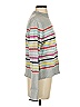 La Ligne Stripes Gray Turtleneck Sweater Size S - photo 4