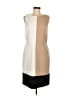 The Limited Color Block Tan Casual Dress Size 8 - photo 1