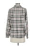 MISE Plaid Gray Long Sleeve Button-Down Shirt Size S - photo 2