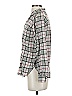 MISE Plaid Gray Long Sleeve Button-Down Shirt Size S - photo 5
