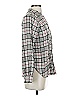 MISE Plaid Gray Long Sleeve Button-Down Shirt Size S - photo 4