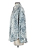 Zara 100% Polyester Paisley Silver Long Sleeve Blouse Size S - photo 5