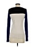 Ann Taylor LOFT Color Block Blue Pullover Sweater Size S - photo 2