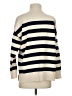 Unbranded Stripes Ivory Turtleneck Sweater Size S - photo 2