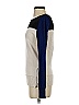 Ann Taylor LOFT Color Block Blue Pullover Sweater Size S - photo 5