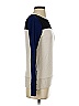 Ann Taylor LOFT Color Block Blue Pullover Sweater Size S - photo 4