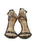 Sam Edelman Animal Print Silver Black Sandals Size 7 1/2 - photo 2