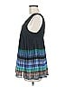 Deletta Blue Sleeveless Blouse Size M - photo 5