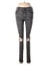 Free People Stripes Gray Jeans Size 26 waist - photo 1