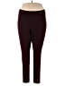 City Chic Solid Burgundy Active Pants Size 18 Plus (M) - photo 1