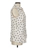 Anne Klein 100% Polyester Polka Dots Ivory Sleeveless Blouse Size 6 - photo 4