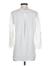 Alberto Makali 100% Polyester Silver 3/4 Sleeve Blouse Size S - photo 2