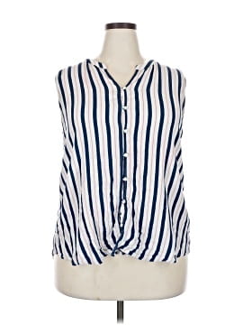 Liz Claiborne Sleeveless Button Down Shirt