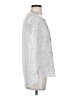 Alberto Makali 100% Polyester Silver 3/4 Sleeve Blouse Size S - photo 4