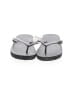 The Children's Place Silver Black Flip Flops Size 1 - 2 Kids - photo 2