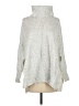 Jessica Simpson Polka Dots Silver Turtleneck Sweater Size XS - photo 1