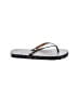 The Children's Place Silver Black Flip Flops Size 1 - 2 Kids - photo 1