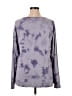 JoyLab Tie-dye Gray Long Sleeve Blouse Size XL - photo 2