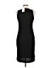 Nine West Solid Black Casual Dress Size M - photo 2