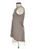 Logo Layers Gray Sleeveless Blouse Size XXS - photo 5