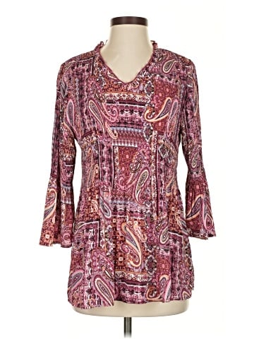 Chloe+Rene 3/4 Sleeve Blouse (view 1)
