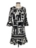 BCBGMAXAZRIA Graphic Black Casual Dress Size S - photo 1