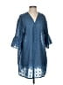 Amaryllis 100% Polyester Blue Poncho Size XS - Sm - photo 1