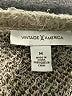 Vintage X America Animal Print Silver Pullover Sweater Size M - photo 7