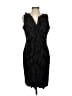 Calvin Klein Chevron-herringbone Black Cocktail Dress Size XS (estimated) - photo 1