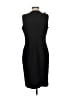 Calvin Klein Chevron-herringbone Black Cocktail Dress Size XS (estimated) - photo 2
