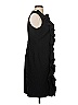 Calvin Klein Chevron-herringbone Black Cocktail Dress Size XS (estimated) - photo 4