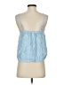 Athleta 100% Cupro Blue Sleeveless Blouse Size XS - photo 2