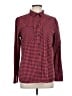 J.Crew 100% Cotton Houndstooth Red Long Sleeve Button-Down Shirt Size 12 - photo 1