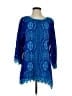 John Mark Blue 3/4 Sleeve Blouse Size S - photo 1